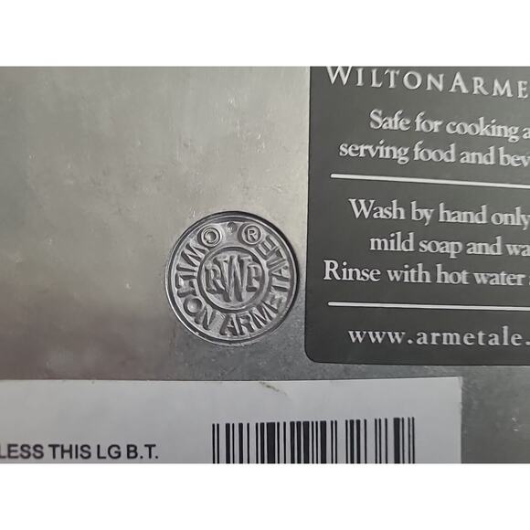 Vtg Wilton Armetale “Bless This House” Pewter Bread Warming Tray Dish Plate - Picture 6 of 8